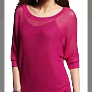 Fuschia Dollman Sweater